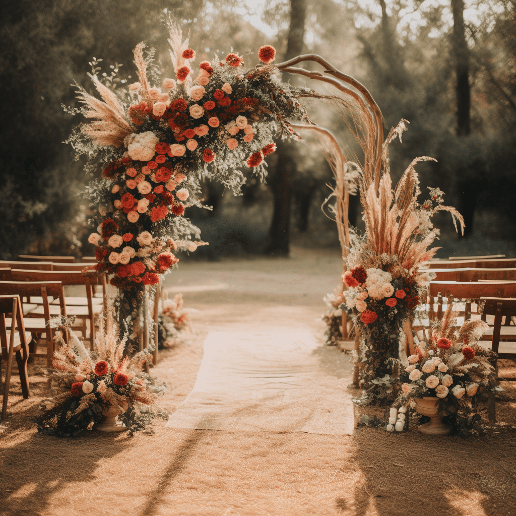 Arche de Mariage en Bois Flotté Parfaite pour une Cérémonie Enchanteresse